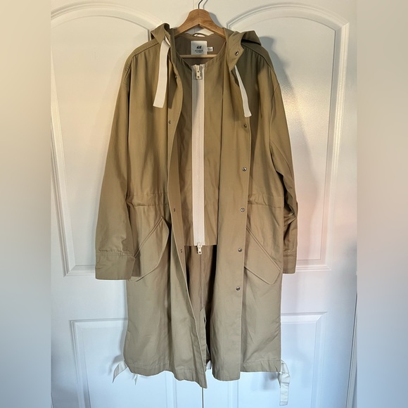 H&M Jackets & Coats Hm Mens Trench Coat Poshmark